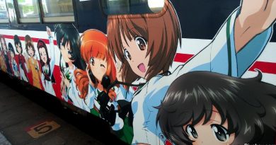 Anime Bilder auf Züge