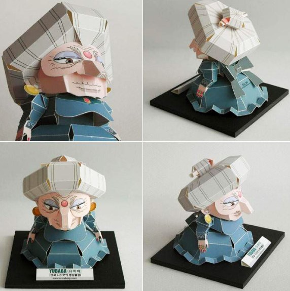 Anime Papercraft aus Chihiros Reise ins Zauberland