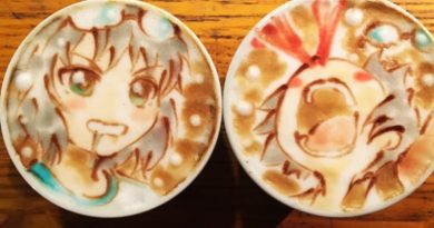 LatteArt im Anime-Stil