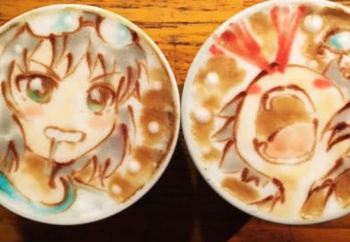LatteArt im Anime-Stil