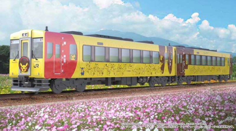 Pikachu Pokemon Zug für Japan