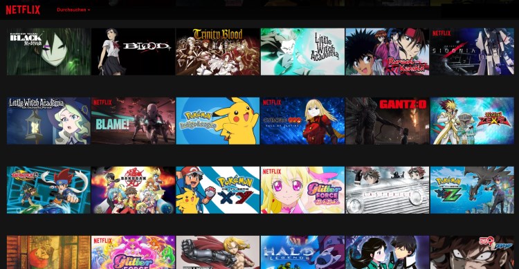 Netflix Deutschland und Animes