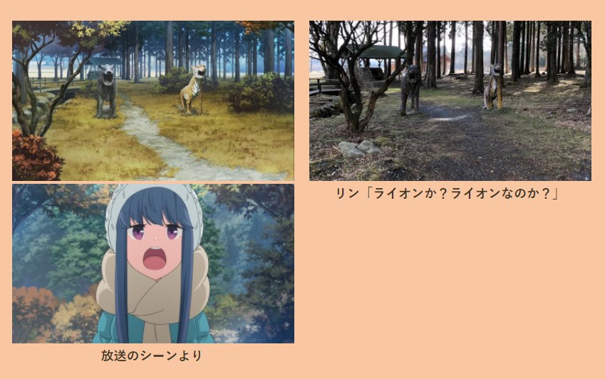 yuru camp vs reality 6