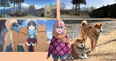 yuru laid-back camp anime vs RL