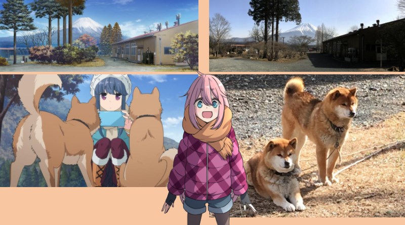 yuru laid-back camp anime vs RL