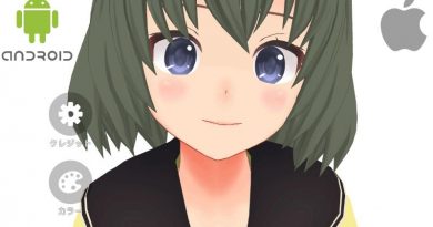 Anime Charakter virtuell Youtube kamera