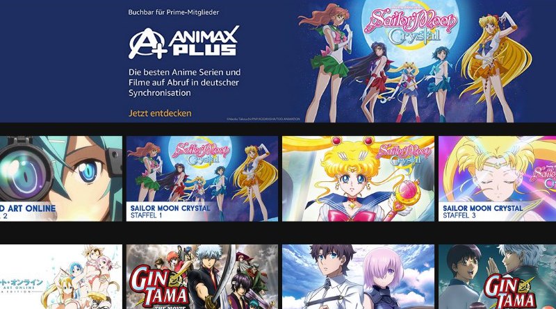 Anime Channels Amazon PRIME