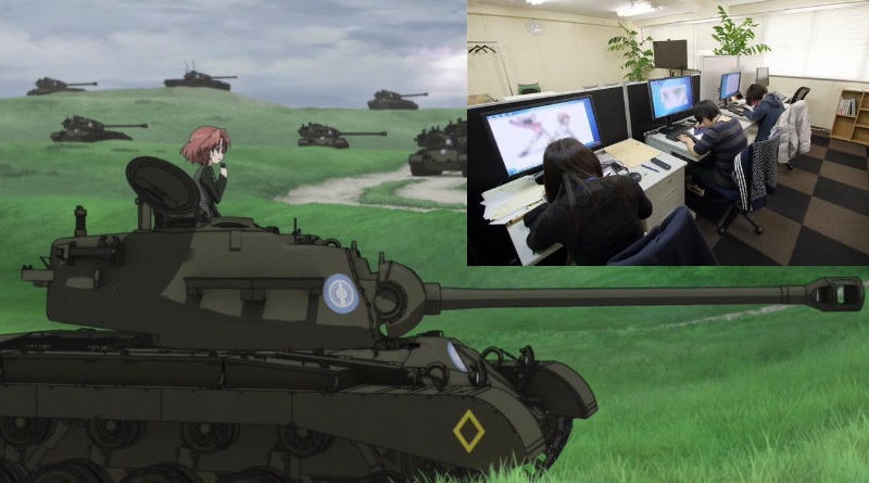 Girls und Panzer Anime Industrie Probleme