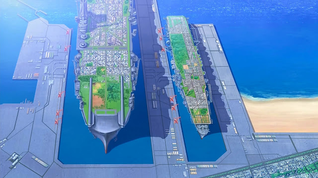 Girls Panzer Schiff Größe Vergleich