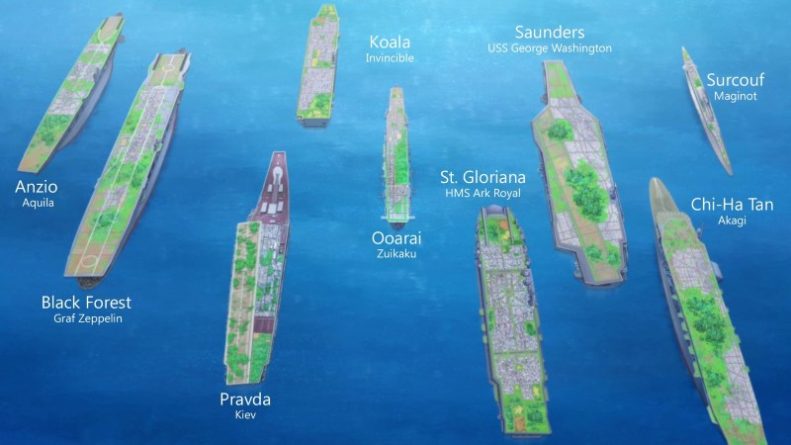 Schiffe vergleich Girls Panzer